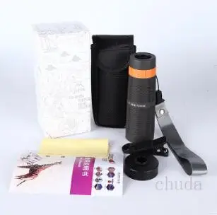 

10X Monocular Telescope Portable Smartphone Telephoto Lens Cell Phone Camera Zoom Lens Kit with Universal Clip for Outdoor Bird