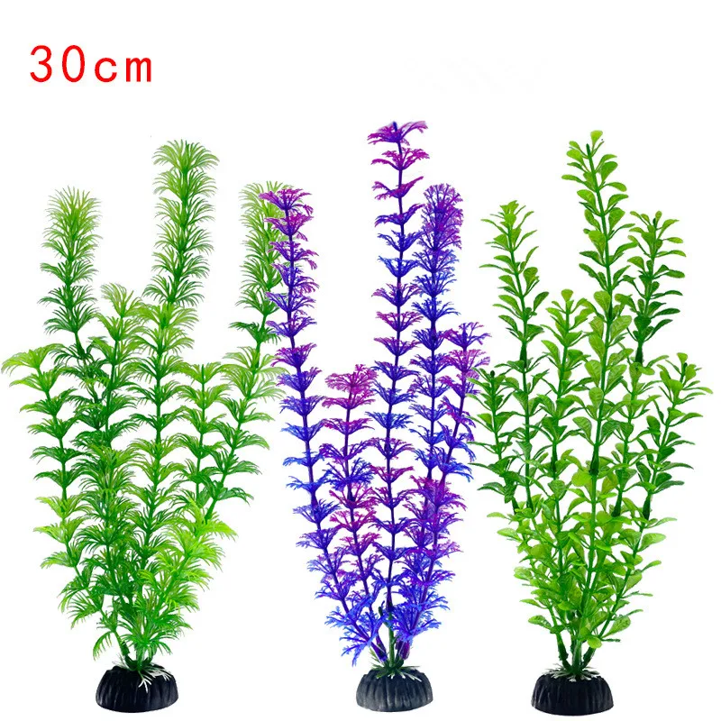 Hot Selling Aquatic Plants Plastic Simulation Grass Fish Tank with Seaweed Decoration