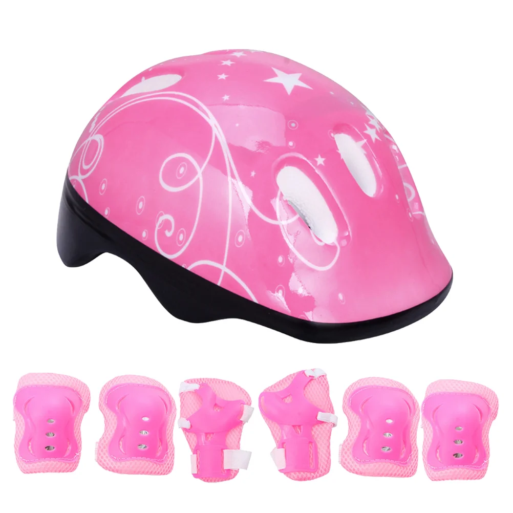 

Gear Kids Knee Pads Pad Cycling Skating Elbow Skateboard Bike Protection Roller Wrist Kits Children De Protector Biking Youth