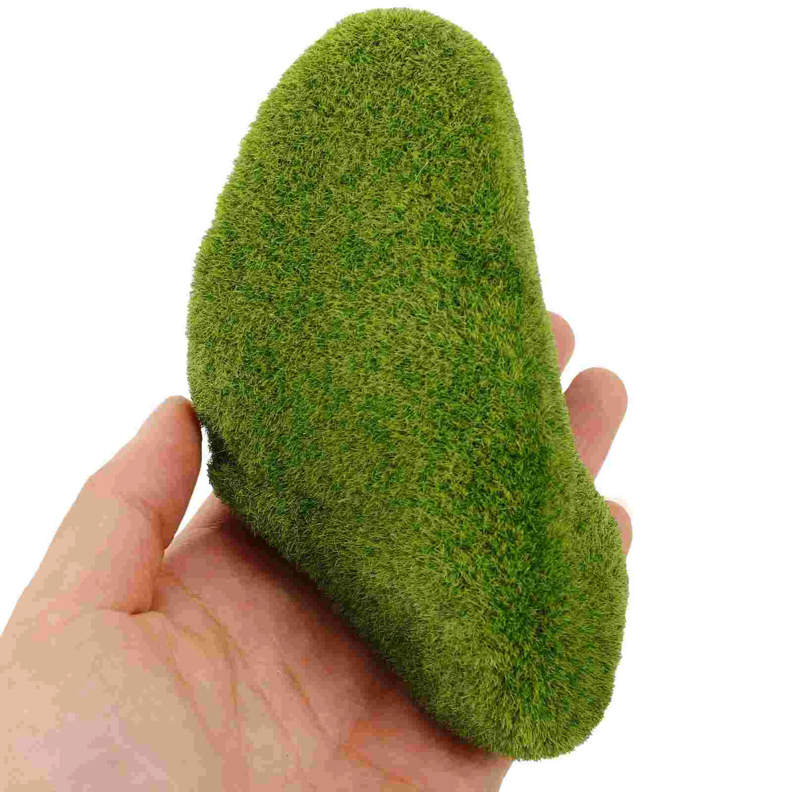 Имитация зеленых водорослей искусственный камень из мха для садовых камней