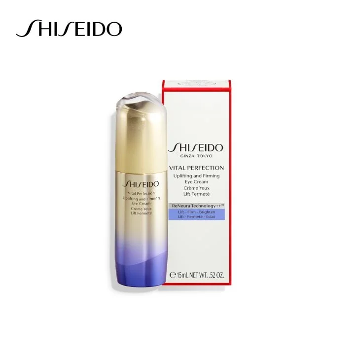 

Original Japan Shiseido Vital Perfection Uplifting Firming Eye Cream 15ml Brighten Lift Firm Aged Tired Skin Wrinkles Treatment