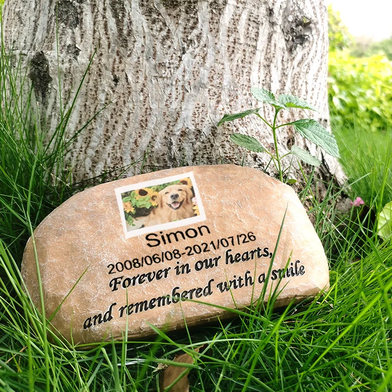 

Cat Grave Stone Dogs Tombstone Memorial Stone Grave Headstone Gravestone Tomb Grave Marker Monument Outdoor Funeral Accessories