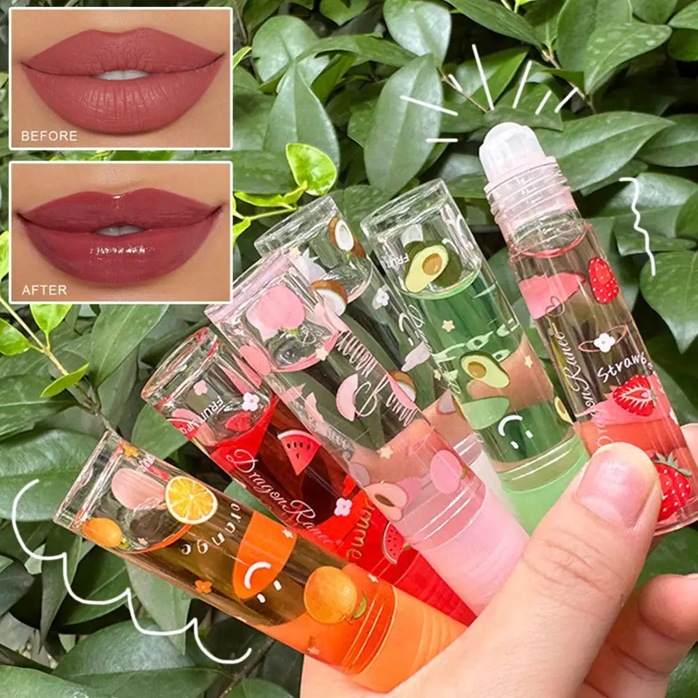 

1PC Transparent Lip Gloss Clear Oil New Lip Glaze Velvet Cute Air Balm Plumper Moisturizing Liquid Sexy Lip Fruit Matte S6B6