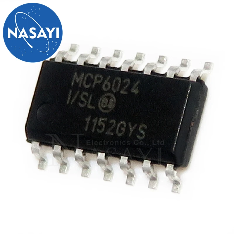 10 шт MCP6024-I/SL MCP6024 SOP-14 10 шт MCP6024-I/SL MCP6024 SOP-14