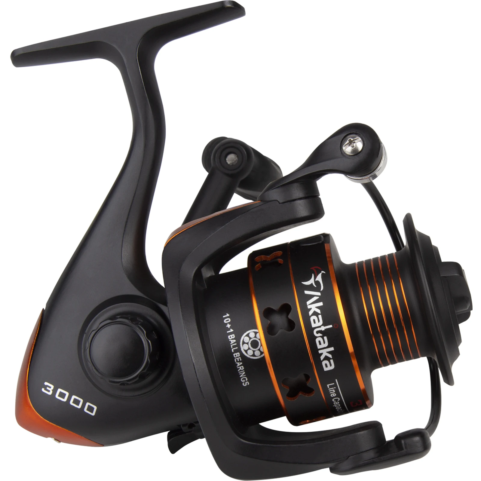 Akataka Black Fishing Shark Spinning Reel 10+1 Ball Bearings