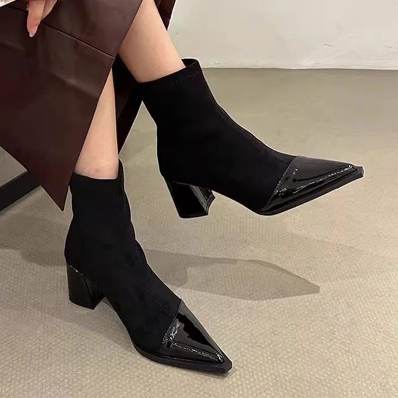 Сексуальные женские ботильоны с леопардовым принтом туфли на высоком каблуке