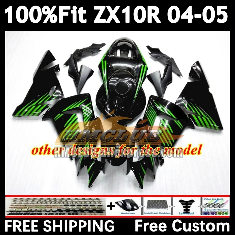 Корпус впрыска для KAWASAKI NINJA ZX 1000 светло-голубой 10R 10 R ZX-10R 167No.8 ZX1000CC 1000CC ZX10R 04 05 2004 2005