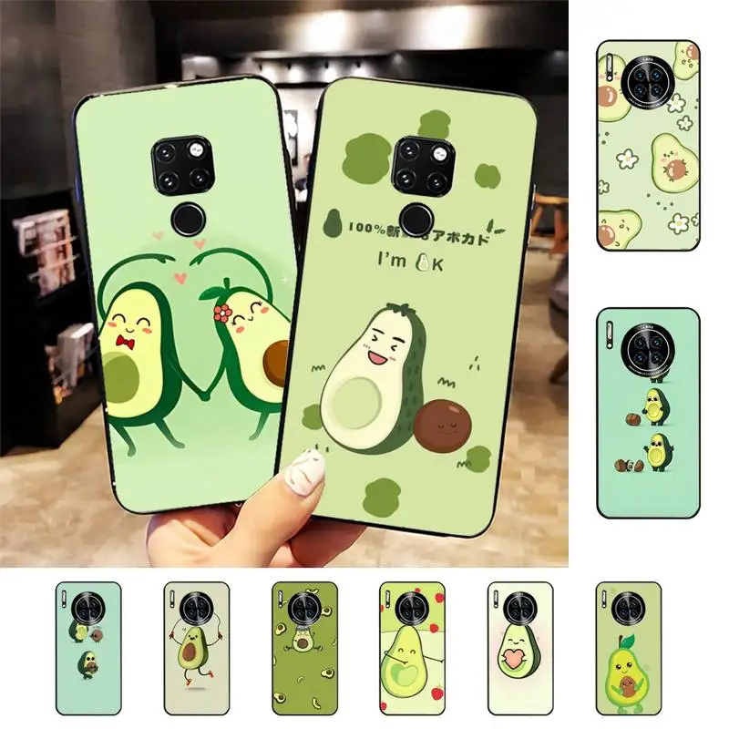 

Cute Avocado Phone Case for Samsung A51 A30s A52 A71 A12 for Huawei Honor 10i for OPPO vivo Y11 cover