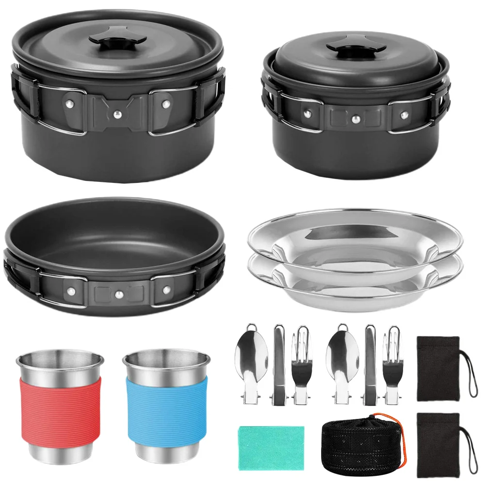 

1 Set Outdoor Family Hiking Camping Picnic Cook Set Backpacking Accessories