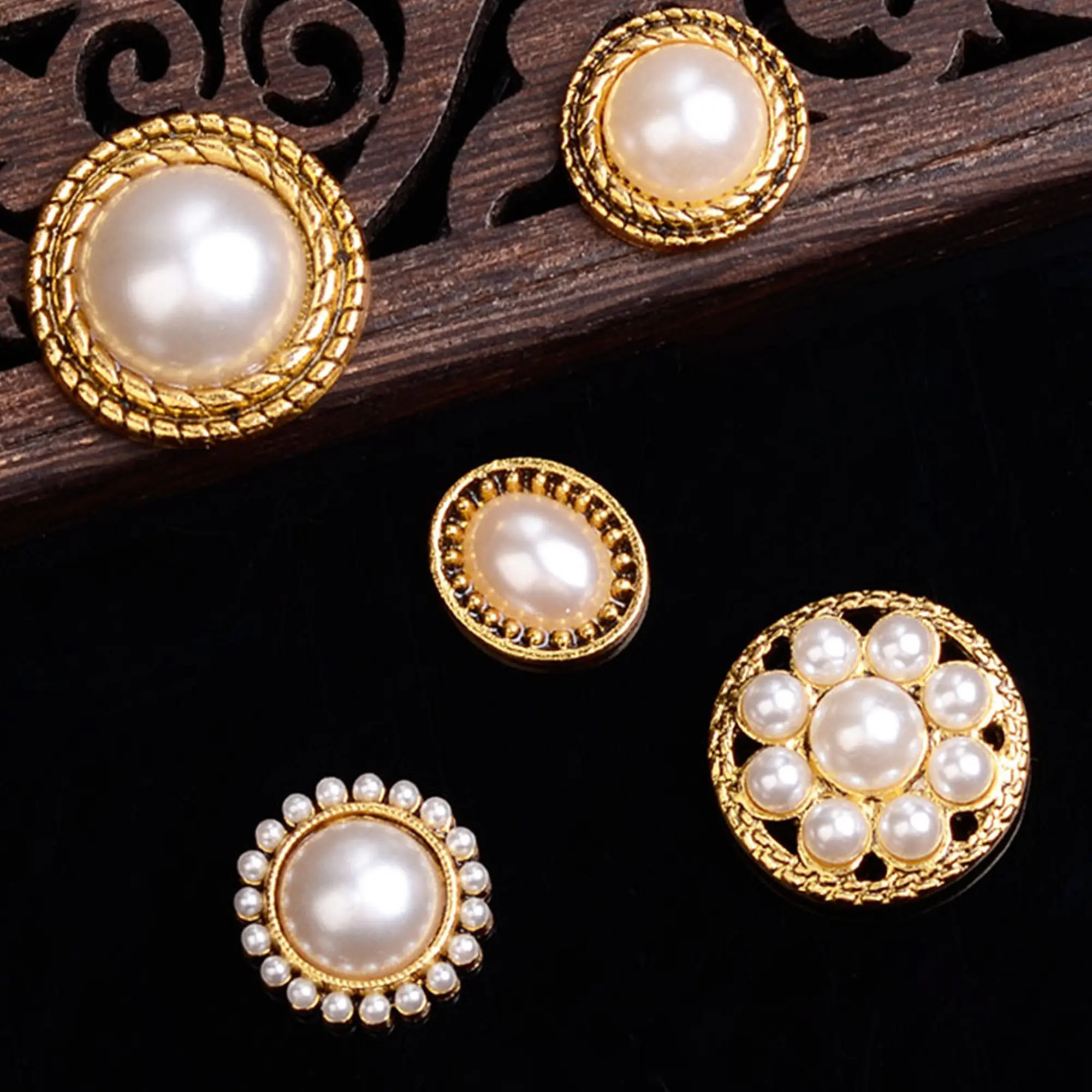 

10 шт./лот, материал ручной работы, искусственный жемчуг, лицевая пластина, сверлильная пряжка, обувь, одежда, головные уборы, «сделай сам», юв...