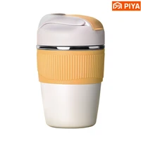 316 stainless steel portable cup insulation travel coffee mug water bottle with straw lid double wall tumbler thermos leak proof