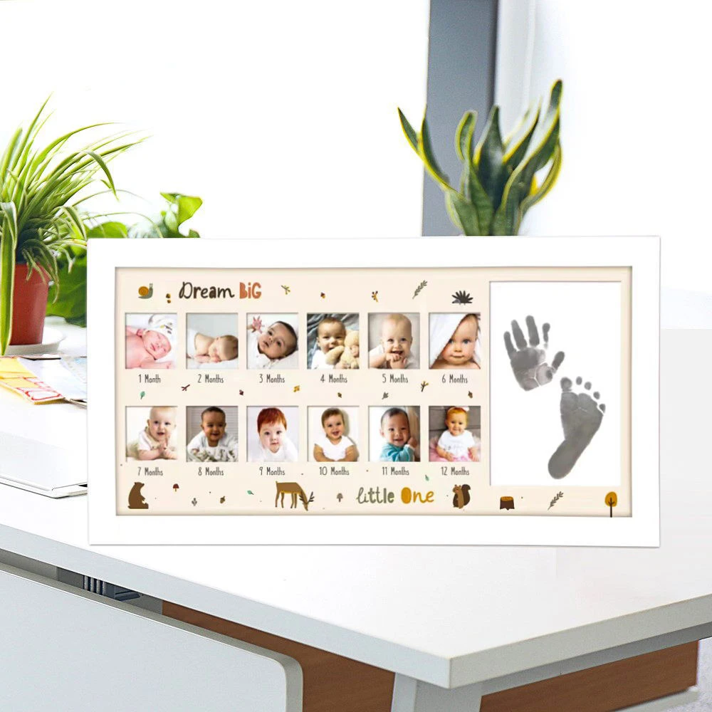 Ylsteed фоторамка для младенцев и малышей унисекс рисунок создатель ручных следов