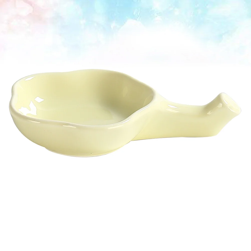 

1pc Chopsticks Rest Lightweight Ceramic Practical Creative Compact Chopsticks Rest Saucer for Home Restaurant