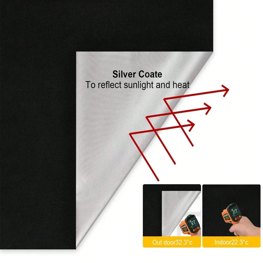 Настраиваемые Самоклеящиеся Охлаждающие Оконные Шторы С Серебряным Покрытием