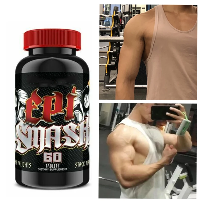 

LABS EPISMASH Workout Promote Protein Synthesis Muscle Growth Bulk Increase Endurance Size & Strength Recovery 60tabs/bottle