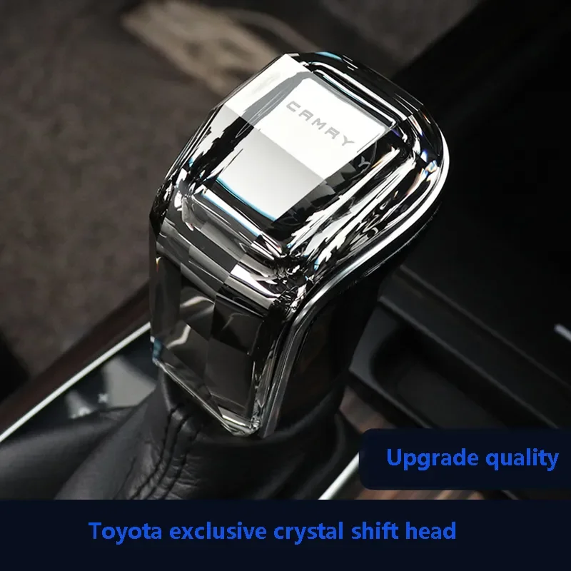 

top quality modified crystal shift head Suitable ForToyota Asian Dragon Camry 18-21 crystal stop head interior modification