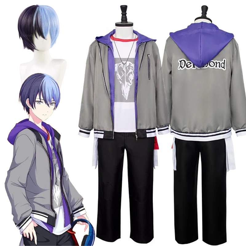 

Костюм для косплея Aoyagi Toya Project Sekai, цветной костюм для вечеринки на Хэллоуин