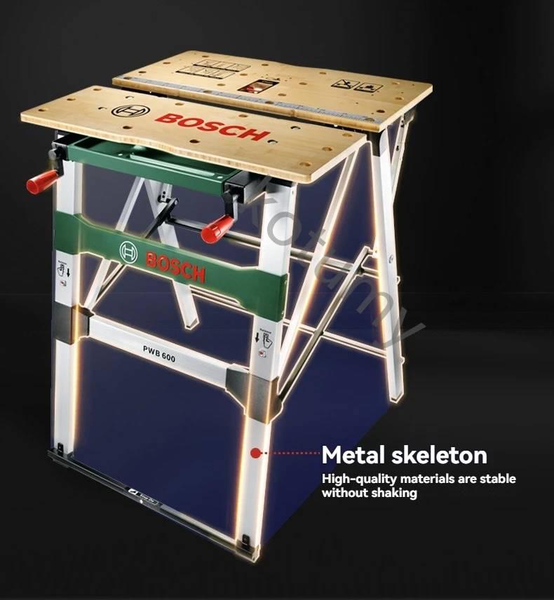 Складной Рабочий стол Столярный верстак деревообрабатывающий пила 200 кг