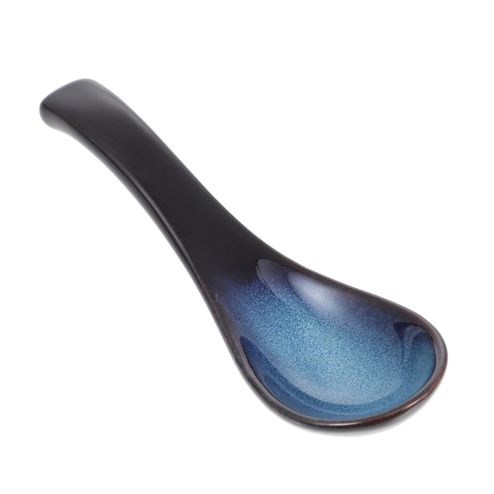 

Creative Porridge Spoon Ceramic Spoons Household Soup Spoon Breakfast Spoon