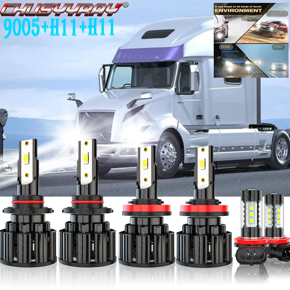 CHUSYYRAY совместимый с Volvo VNL VNM 2004-2015 6x CSP 9005 H11