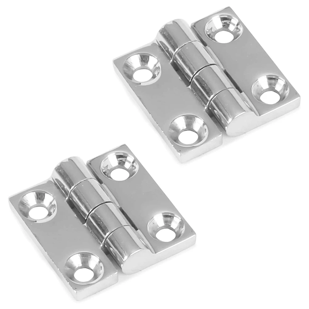 

1 Pair Heavy Duty Boat Marine Hinges Mount Hardware Hatch Stainless Hinge Door for Home/Marine Boat/Yacht Door 1.51 Inch