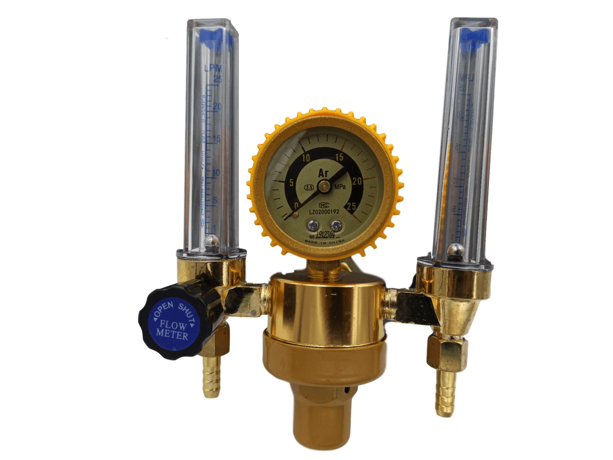 

Double-tube outlet argon meter pressure reducing valve ar argon arc welding meter two pressure gauge