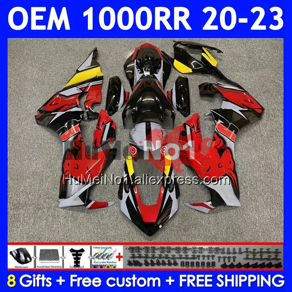 Впрыск для HONDA CBR1000 CBR 1000 RR CBR1000RR Красный черный 20 21 22 23 64No.77 1000CC 1000RR 2020 2021 2022 2023