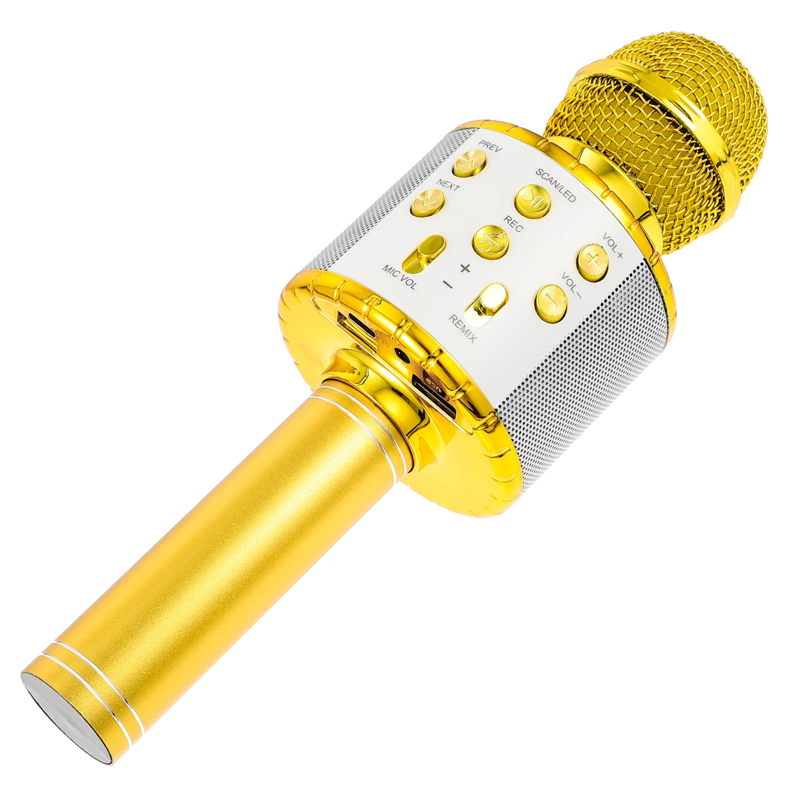 

Portable Wireless Microphone Handheld Rechargeable Karaoke Singing Microphone Audio