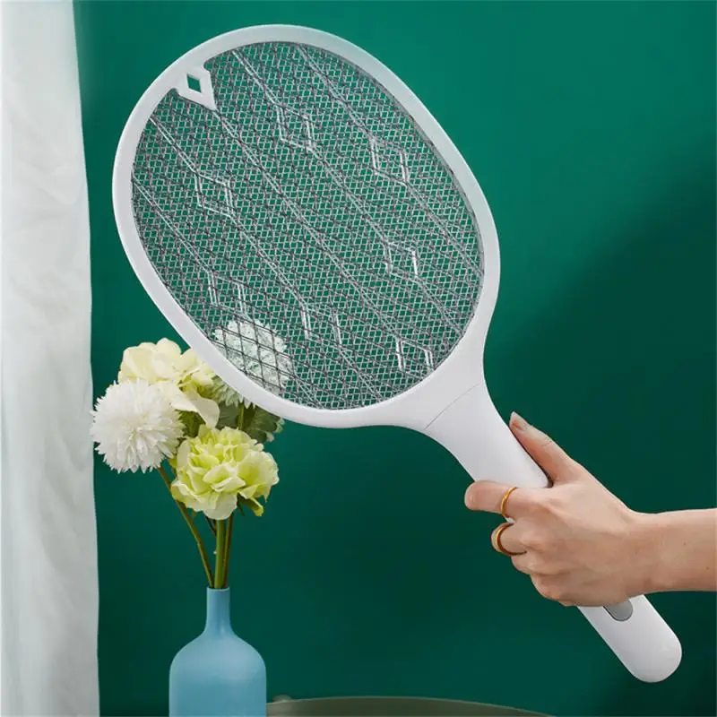 

Electric Mosquito Swatter Household Ultra-light Three-layer Net Handheld Pest Control Mosquito Spatter Gardening Supplies