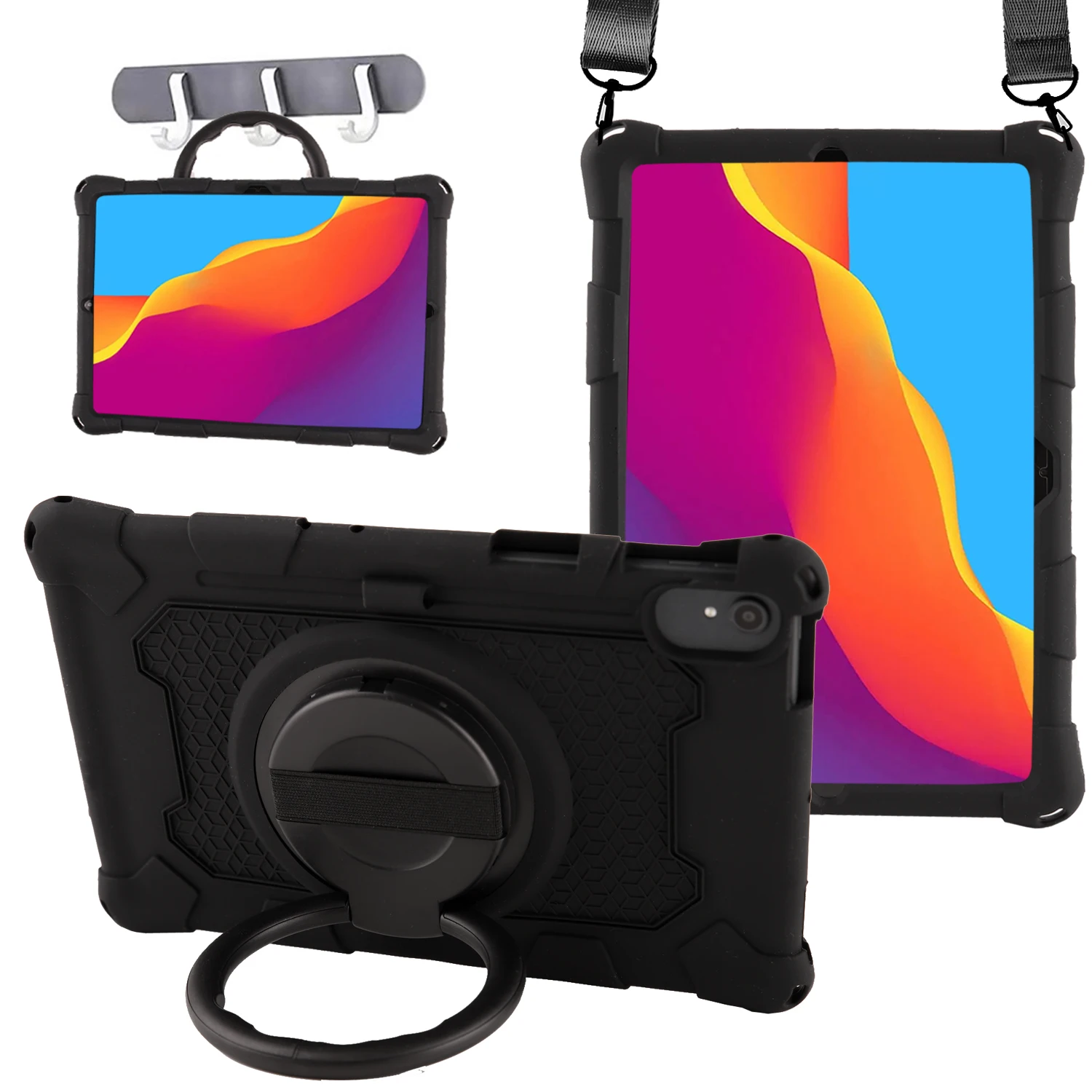 

360 Degree Rotating Funda For Xiaomi Mi Pad 5 Case Tablet Cover Stand Protective Shell Etui For Xiaomi Pad5 Soft Silicon Coque