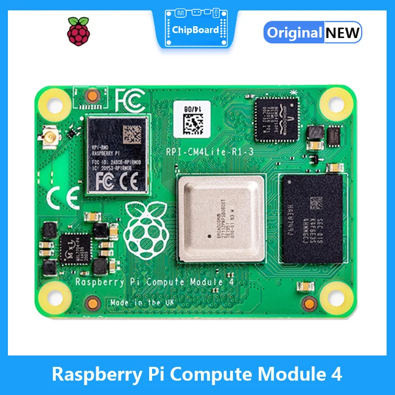 Компьютер Raspberry Pi CM4 модуль 4 с 2 Гб ОЗУ Lite/8 ГБ/16 ГБ eMMC дополнительной поддержкой