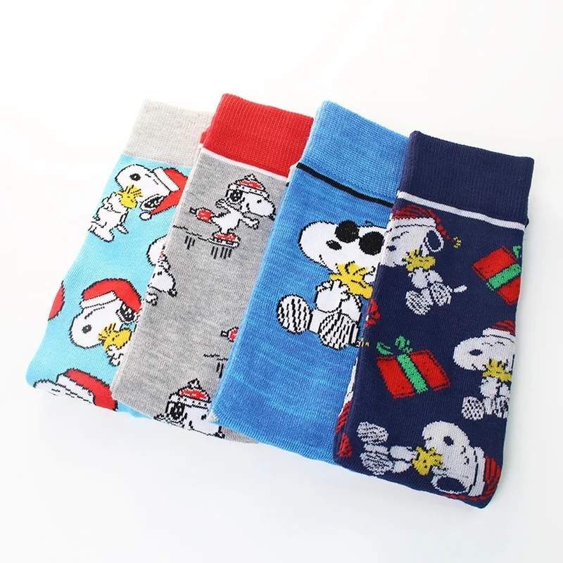 Носки Snoopy с мультяшными героями аниме персонажи Снупи персональные носки