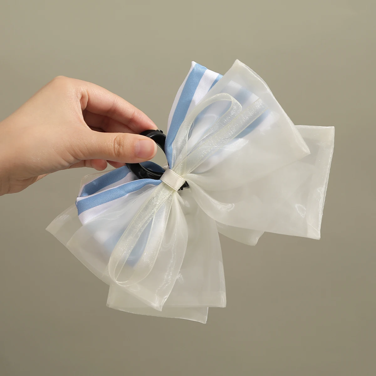 Женская заколка-краб для волос черная сетчатая Заколка-краб в Корейском стиле