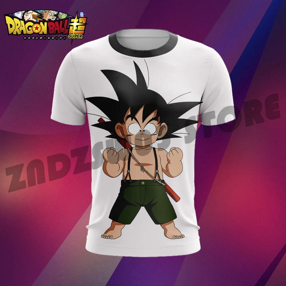 

Summer Men's Kids T-Shirts Harajuku Style Anime Dragon Ball Collection High Quality Printed T-Shirts Hot Sale Oversized T-Shirts
