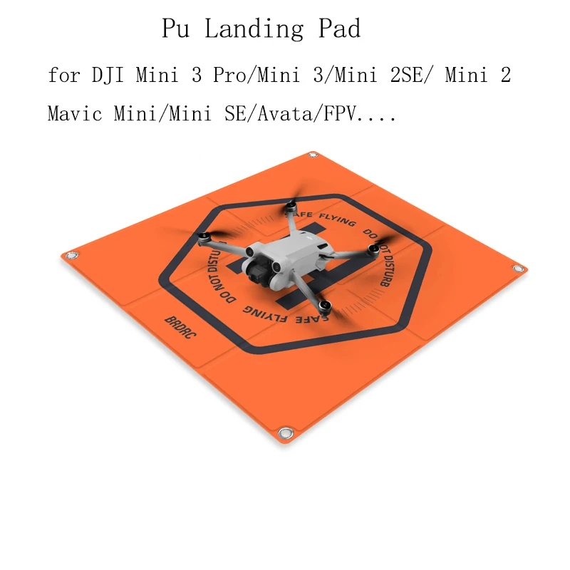 

Dual Pu Landing Pad 50*50cm Parking Mat for DJI Avata / FPV/Mini 3 Pro/Mini 3/Mini 2SE/Mini 2 Drone Waterproof Landing Platfrom