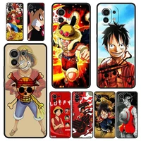 one piece d luffy anime phone case for xiaomi poco x3 nfc m3 f3 m4 mi 12 11 ultra note 10 lite 11x 11t 10t pro 5g 9t 11i cover