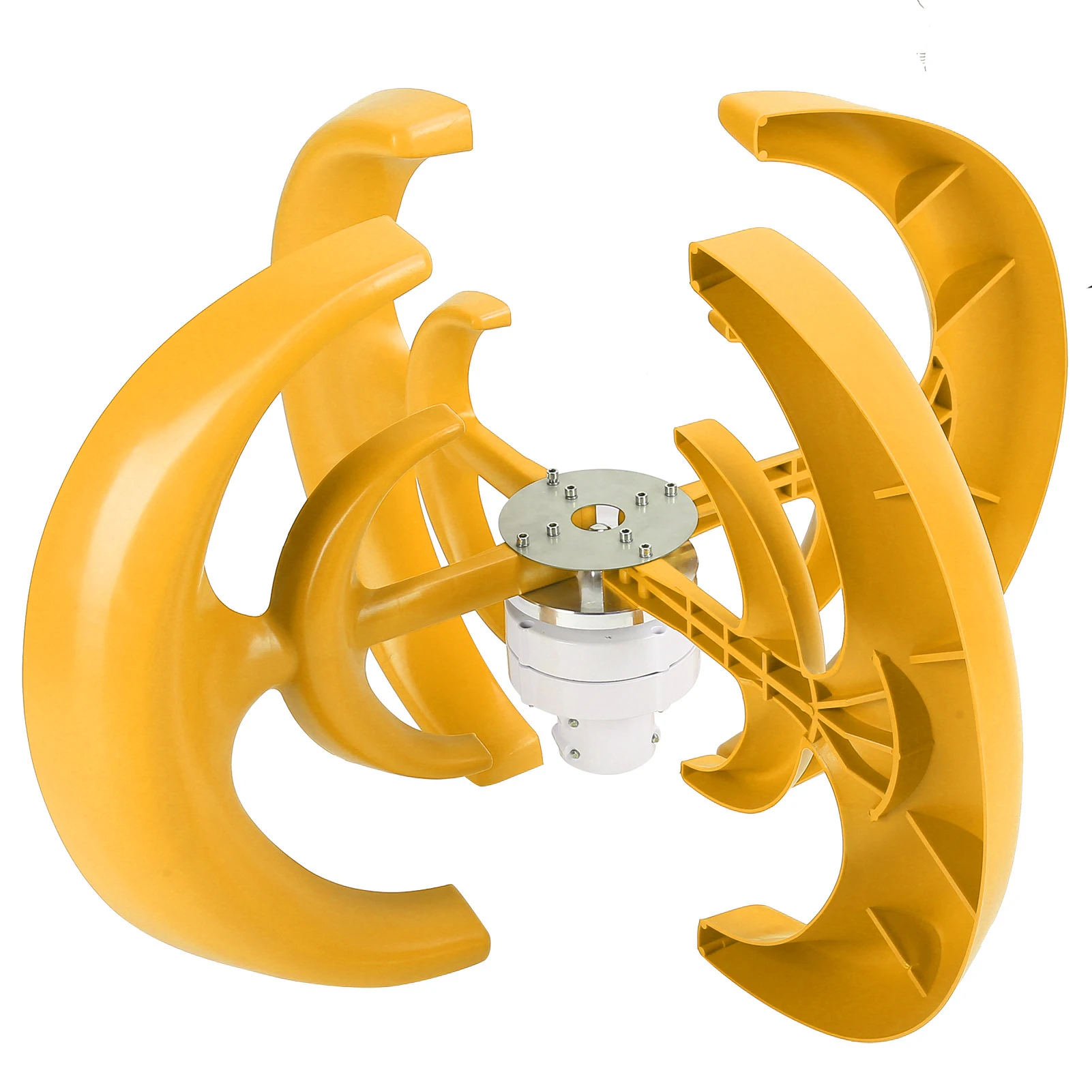 Собрание генератора энергии двойного слоя вертикальных осей фонарика лезвия