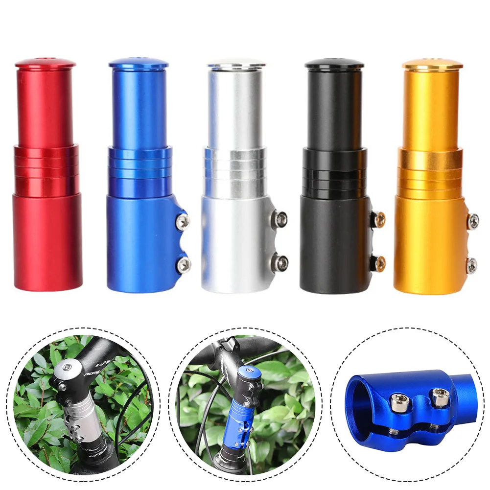 

Bicycle Front Fork Head Tube Heightener Alloy Extender Stem Heightener MTB Bike Fork Stem Rise Up Extension Adapter Cycling Part