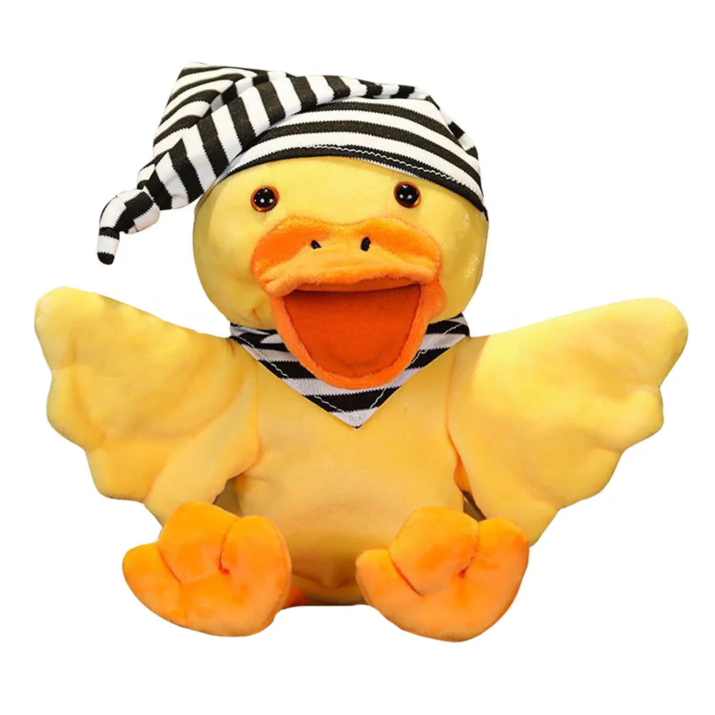 

Duck Gloves Child Storytelling Prop Parent-child Animal Hand Puppet Toy Cartoon Lovely Cloth