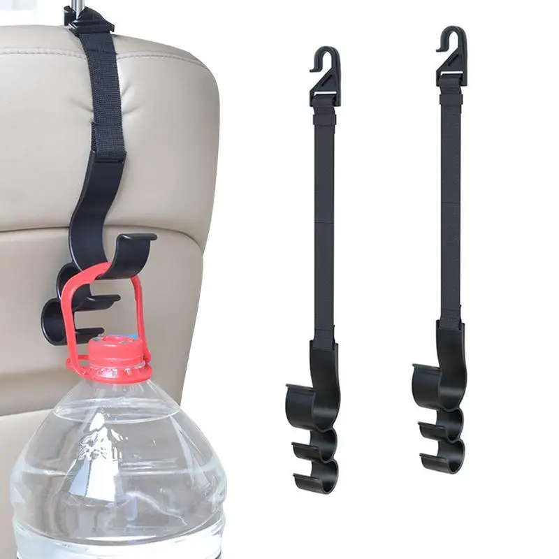 

Car Seat Headrest Hooks Universal Car Storage Headrest Hanger Vehicle Strong And Durable Backseat Hanger Interior Accessories
