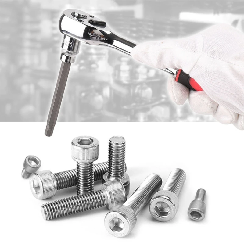 Набор метрических стандартных торцевых головок 3–10 мм с футляром для