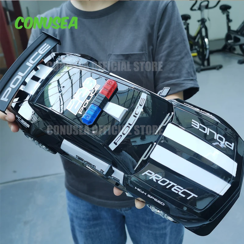 Remote Control Cars Toy With Lights Durable Chase Drift Vehi