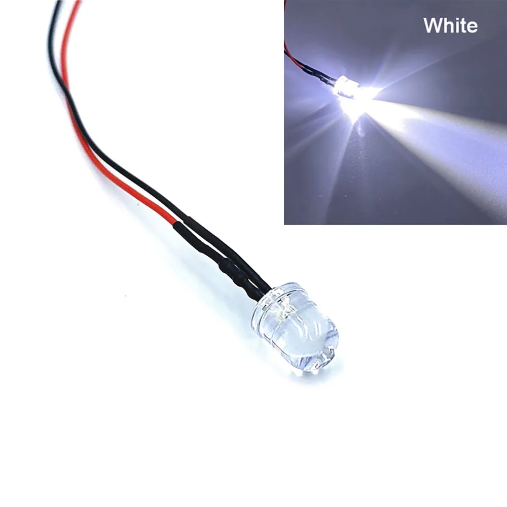 

10 шт., светодиоды 8 мм с сопротивлением 3В-220В