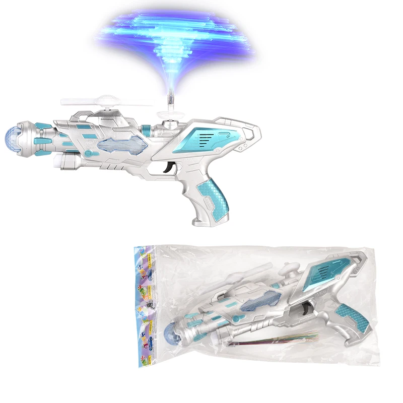 

Kids mechanical gun plastic weapons toy gift for boy dual fan electric simulated fighting sound gun toys