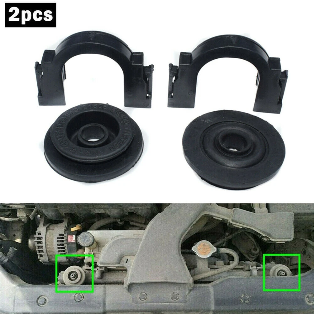 

2 Set Upper Radiator Mount Bushing & Bracket Kit For Nissan Altima Maxima 21506-4M400 Car Accessories Brackets And Bushings
