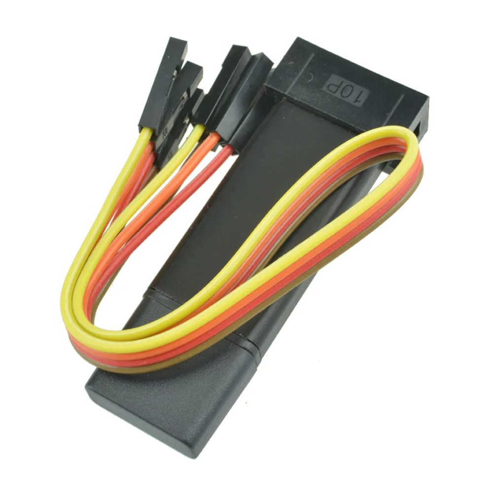 1/2 шт. ST Link V2 Burner ST-LINK Мини-программатор Линия загрузки Горелка Отладчик Цвет