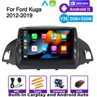 Автомагнитола 2DIN, Android, для Ford Kuga Escape 2012, 2013-2019, GPS-навигация, FM-передатчик, радио, тюнер