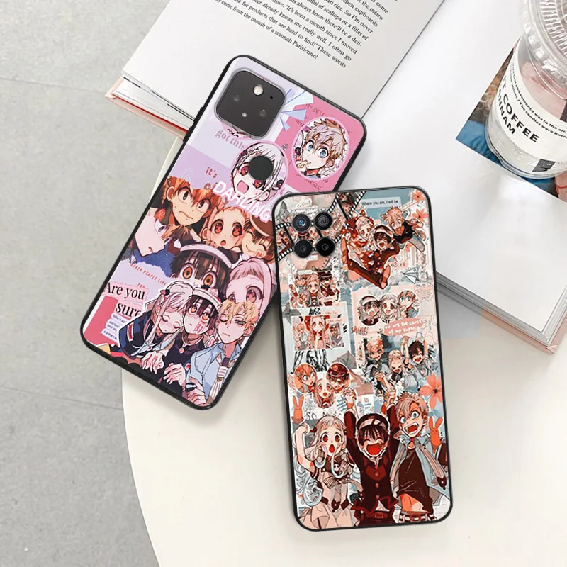 Черный матовый чехол для Moto Edge 30 40 20Pro G200 One Fusion Anime Jibaku Shounen Hanako-kun Pixel 8a 7a 6a 7 8 6