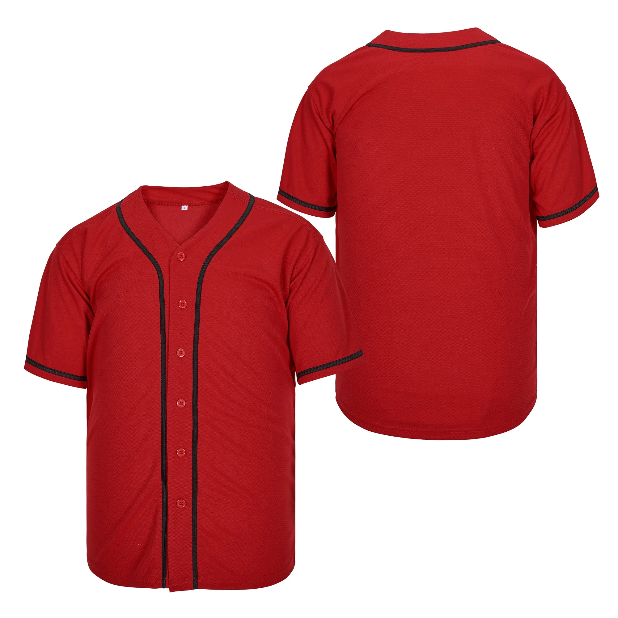

BG baseball jersey Red jerseys Outdoor sportswear Embroidery sewing Hip-hop Street culture sweat suit Accept custom