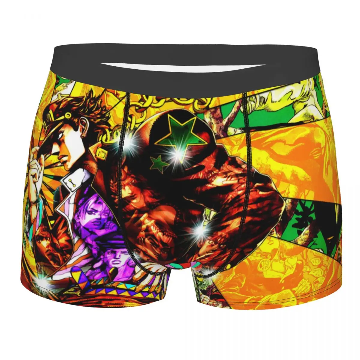 

JoJo's Bizarre Adventure Cool Jotaro Kujo Underpants Cotton Panties Man Underwear Ventilate Shorts Boxer Briefs